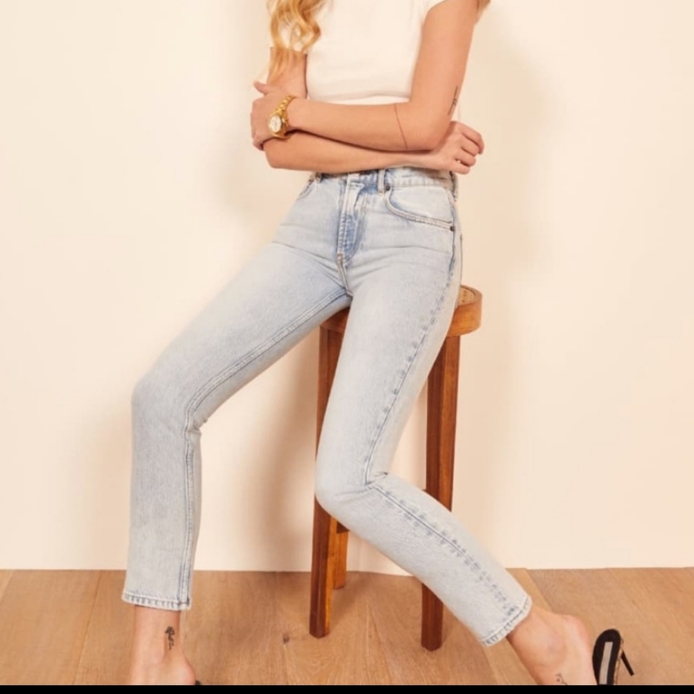 Reformation Julia High Cigarette Jeans
